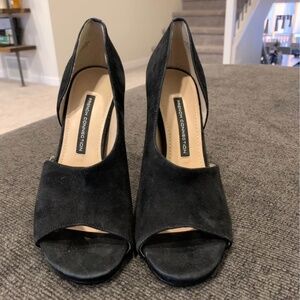 French connection black heels size US8.5
